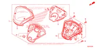 COMPTEUR pour Honda SH 150 SPORTY SPECIAL 2E de 2014