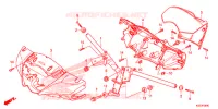 GUIDON   CARENAGE pour Honda SH 150 SPORTY SPECIAL 2E de 2014