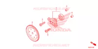 POMPE A HUILE pour Honda SH 150 SPORTY SPECIAL 2E de 2014