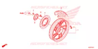 ROUE ARRIERE pour Honda SH 150 STANDARD de 2015