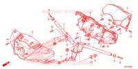 GUIDON   CARENAGE pour Honda SH 150 SPORTY SPECIAL 2E de 2014