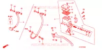 MAITRE CYLINDRE DE FREIN ARRIERE pour Honda SH 300 ABS de 2008