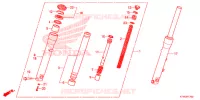 FOURCHE pour Honda SH 300 ABS de 2014