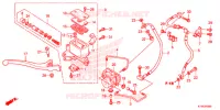 MAITRE CYLINDRE DE FREIN AVANT (ABS) pour Honda SH 300 ABS de 2014