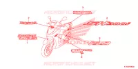 AUTOCOLLANTS pour Honda SH 300 ABS SPORTY TYPE 2E de 2015
