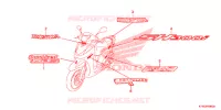 AUTOCOLLANTS pour Honda SH 300 ABS SPORTY TYPE E de 2015