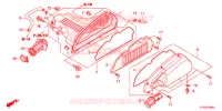 FILTRE A AIR pour Honda SH 300 ABS SPORTY TYPE E de 2015