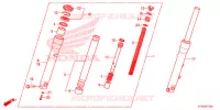 FOURCHE pour Honda SH 300 de 2014