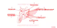 AUTOCOLLANTS pour Honda SH 300 de 2014