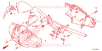 GUIDON   CARENAGE pour Honda SH 300 de 2014