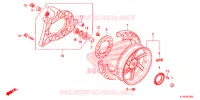 ROUE ARRIERE   BRAS OSCILLANT pour Honda SH 300 de 2014