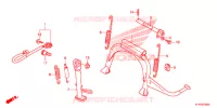BEQUILLE pour Honda SH 300 de 2014