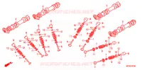 ARBRE A CAMES   SOUPAPE pour Honda PAN EUROPEAN 1300 ABS de 2013