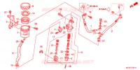 MAITRE CYLINDRE DE FREIN ARRIERE (ST1300A) pour Honda PAN EUROPEAN 1300 ABS de 2015