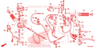 COMMODO   LEVIER   CABLE pour Honda FOURTRAX 420 RANCHER 4X4 DCT de 2014