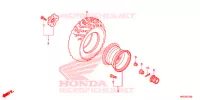 ROUE ARRIERE pour Honda FOURTRAX 420 RANCHER 4X4 DCT de 2014