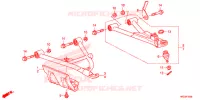 TRIANGLES AVANT pour Honda FOURTRAX 420 RANCHER 4X4 DCT de 2014
