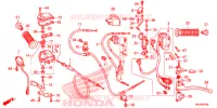 COMMODO   LEVIER   CABLE pour Honda FOURTRAX 420 RANCHER 4X4 ES RED de 2014