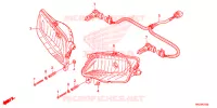 PHARE pour Honda FOURTRAX 420 RANCHER 4X4 ES RED de 2014