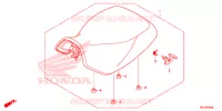 SELLE pour Honda FOURTRAX 420 RANCHER 4X4 ES RED de 2014
