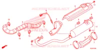 SILENCIEUX D'ECHAPPEMENT pour Honda FOURTRAX 420 RANCHER 4X4 ES RED de 2014