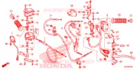 COMMODO   LEVIER   CABLE pour Honda FOURTRAX 420 RANCHER 4X4 Manual Shift RED de 2014