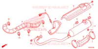 SILENCIEUX D'ECHAPPEMENT pour Honda FOURTRAX 420 RANCHER 4X4 Manual Shift RED de 2014