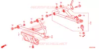 TRIANGLES AVANT pour Honda FOURTRAX 420 RANCHER 4X4 Manual Shift RED de 2014