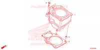 CYLINDRE pour Honda FOURTRAX 420 RANCHER 4X4 EPS Manual Shift de 2014