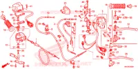 COMMODO   LEVIER   CABLE pour Honda FOURTRAX 500 FOREMAN 4X4 RED de 2014