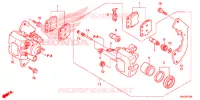 ETRIER DE FREIN AVANT pour Honda FOURTRAX 500 FOREMAN 4X4 RED de 2014