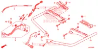 PEDALE   REPOSE PIED pour Honda FOURTRAX 500 FOREMAN 4X4 RED de 2014