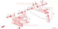 TRIANGLES AVANT pour Honda FOURTRAX 500 FOREMAN 4X4 RED de 2014