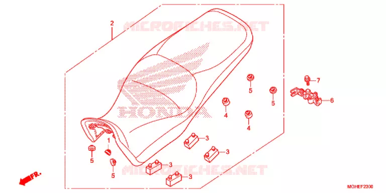 SELLE Honda MOTO 1200 CROSSTOURER 2014  VFR1200XLE