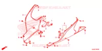 CARENAGES INFERIEUR pour Honda VFR 800 F de 2014