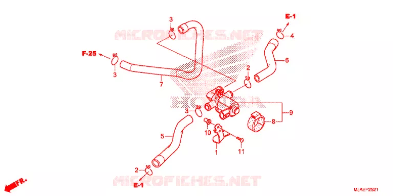 SOUPAPE D'ADMISSION (VT750S) Honda MOTO 750 SHADOW 2014  VT750SE