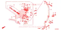MAITRE CYLINDRE DE FREIN AVANT pour Honda PCX 150 de 2014