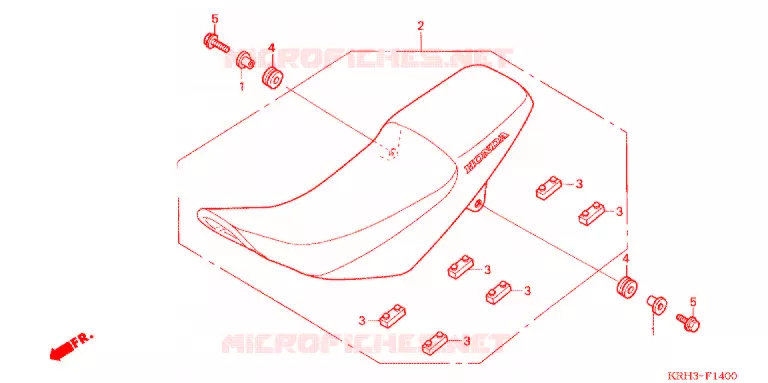 SELLE Honda MOTO 125 XR 2011  XR125LKB