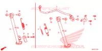 BEQUILLE pour Honda XR 150 de 2014