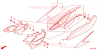 COUVERCLES LATERAUX pour Honda XR 150 de 2014