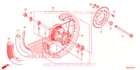 ROUE ARRIERE pour Honda XR 150 de 2014