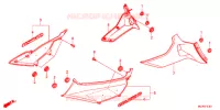 COUVERCLES LATERAUX (GL1800C/D/E/F) pour Honda XR 250 TORNADO de 2008