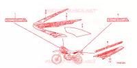T (XR250HS8/LS8) pour Honda XR 250 TORNADO de 2008