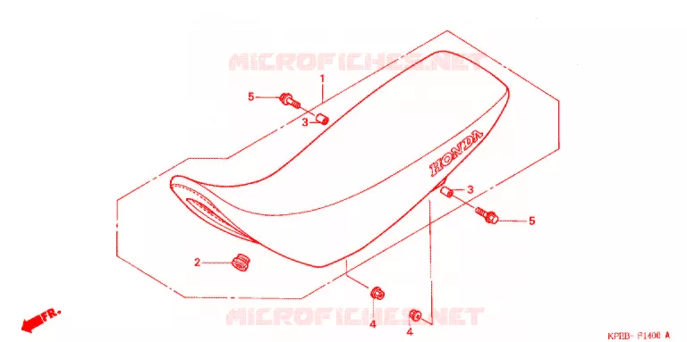 SELLE Honda MOTO 250 XR 2006  XR250LS6