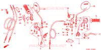LEVIER DE GUIDON   CABLE   COMMODO pour Honda XR 250 TORNADO de 2008