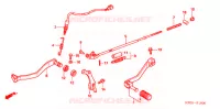 PEDALE pour Honda XR 250 TORNADO de 2008