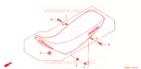 SELLE pour Honda XR 250 TORNADO de 2008