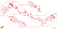 CLIGNOTANT pour Honda CBR 125 de 2012