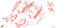 COUVERCLES LATERAUX pour Honda CBR 125 de 2011