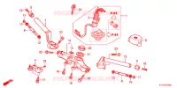 GUIDON   TE DE FOURCHE pour Honda CBR 125 de 2011